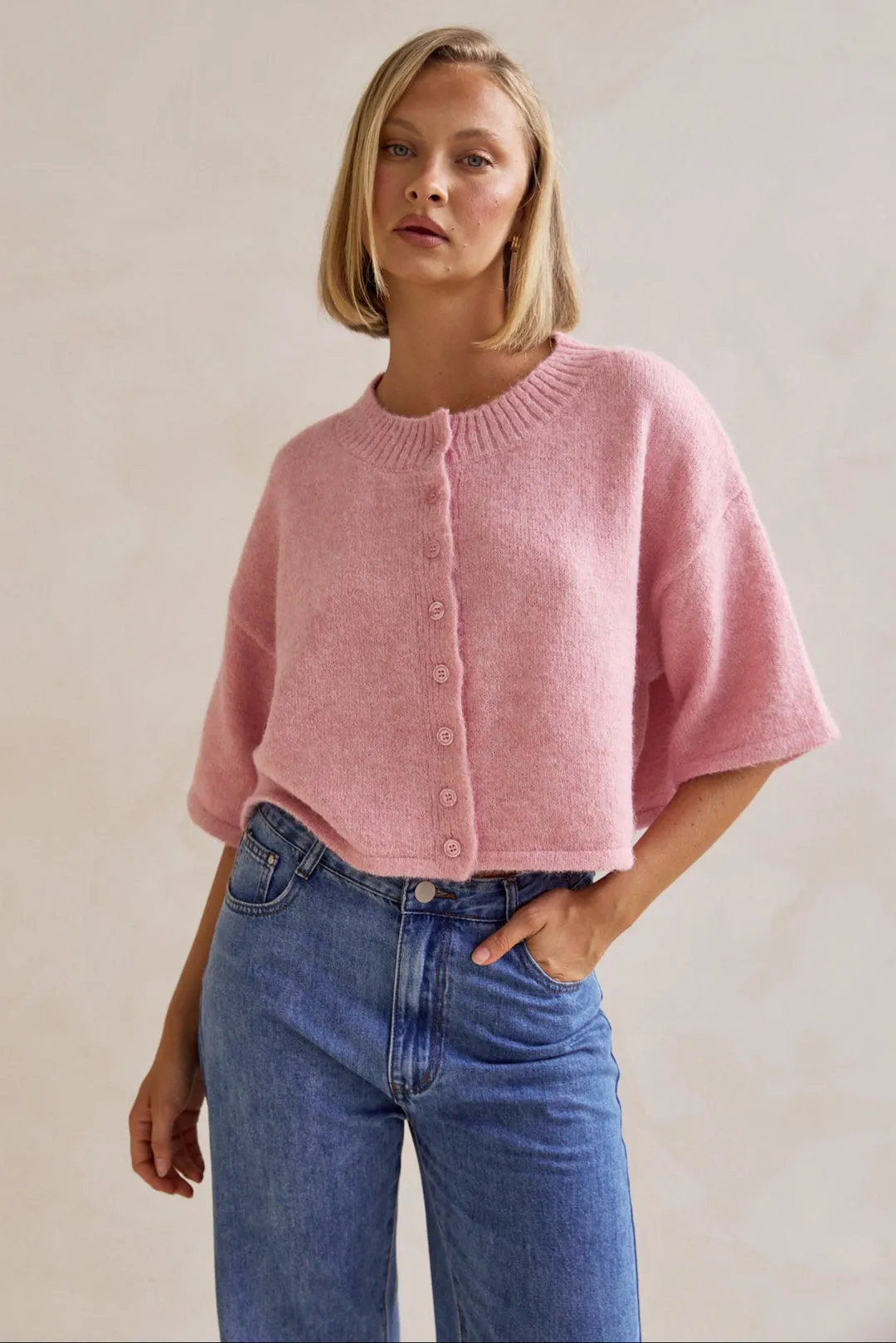Lizzy Cardigan Pink