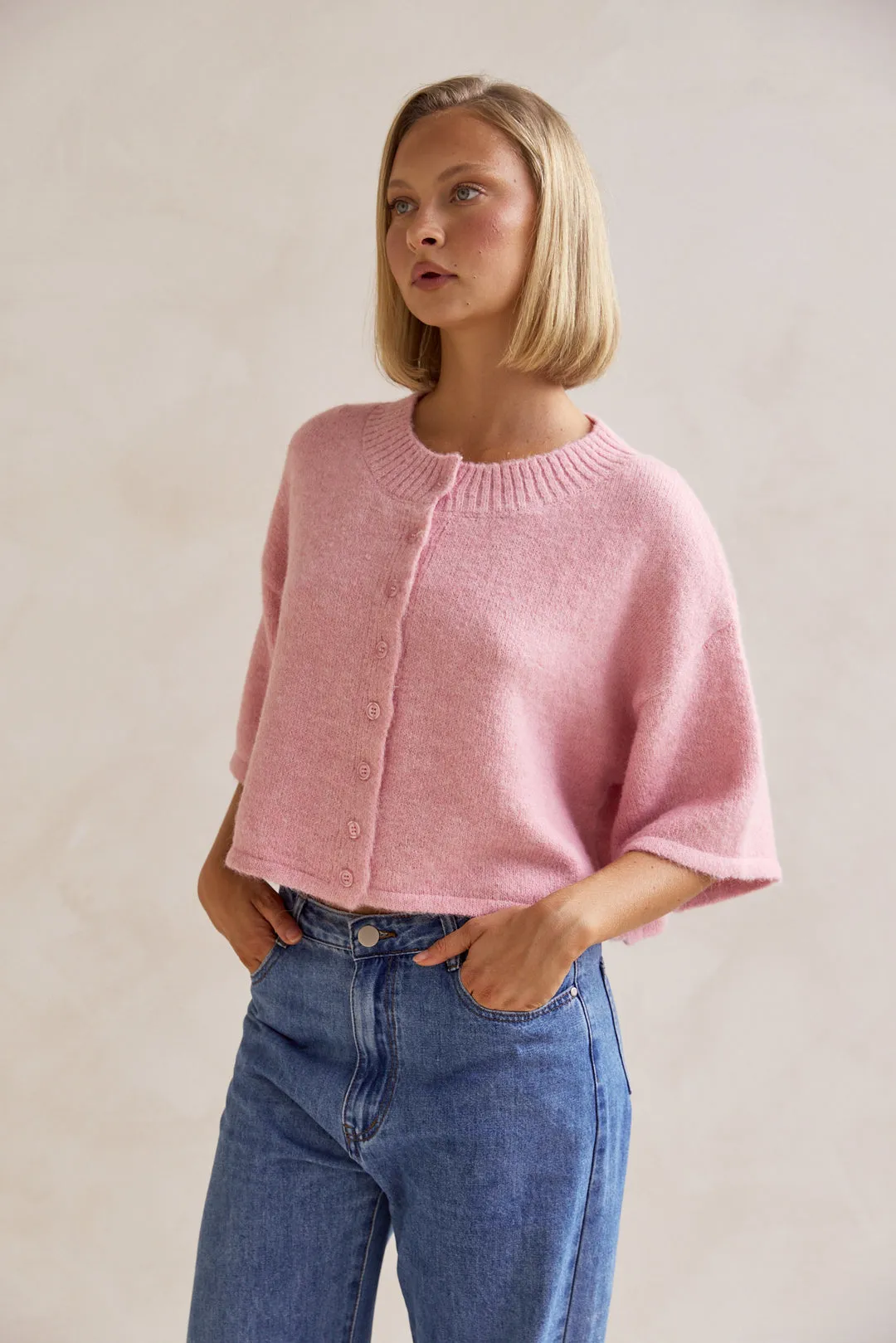 Lizzy Cardigan Pink