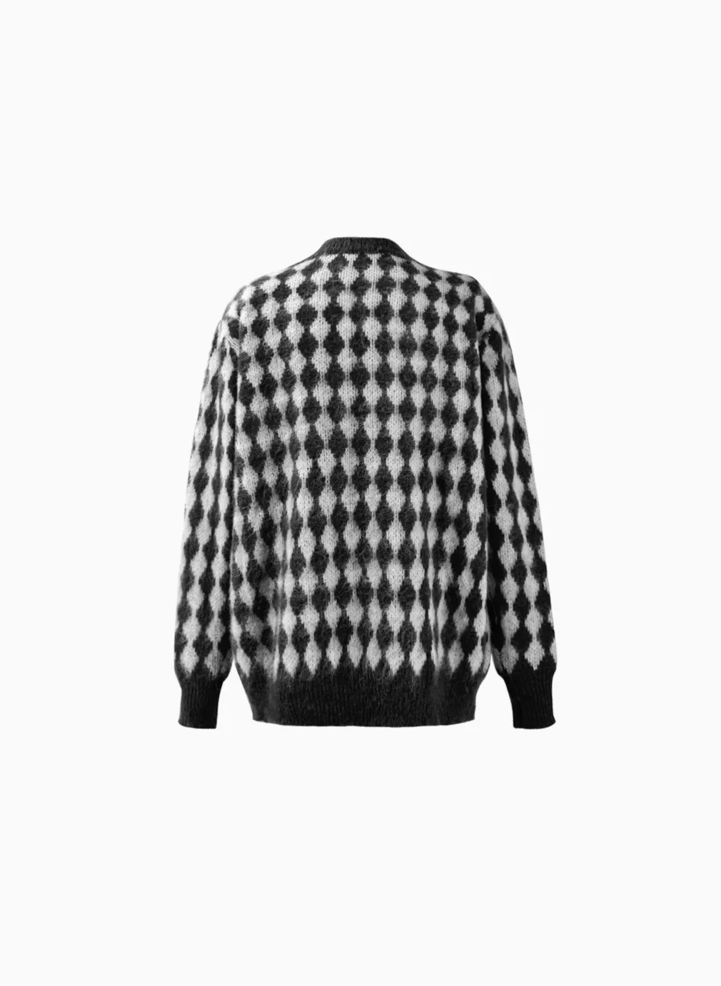 LOZ Jaquard Long Knit Fluffy Jumper