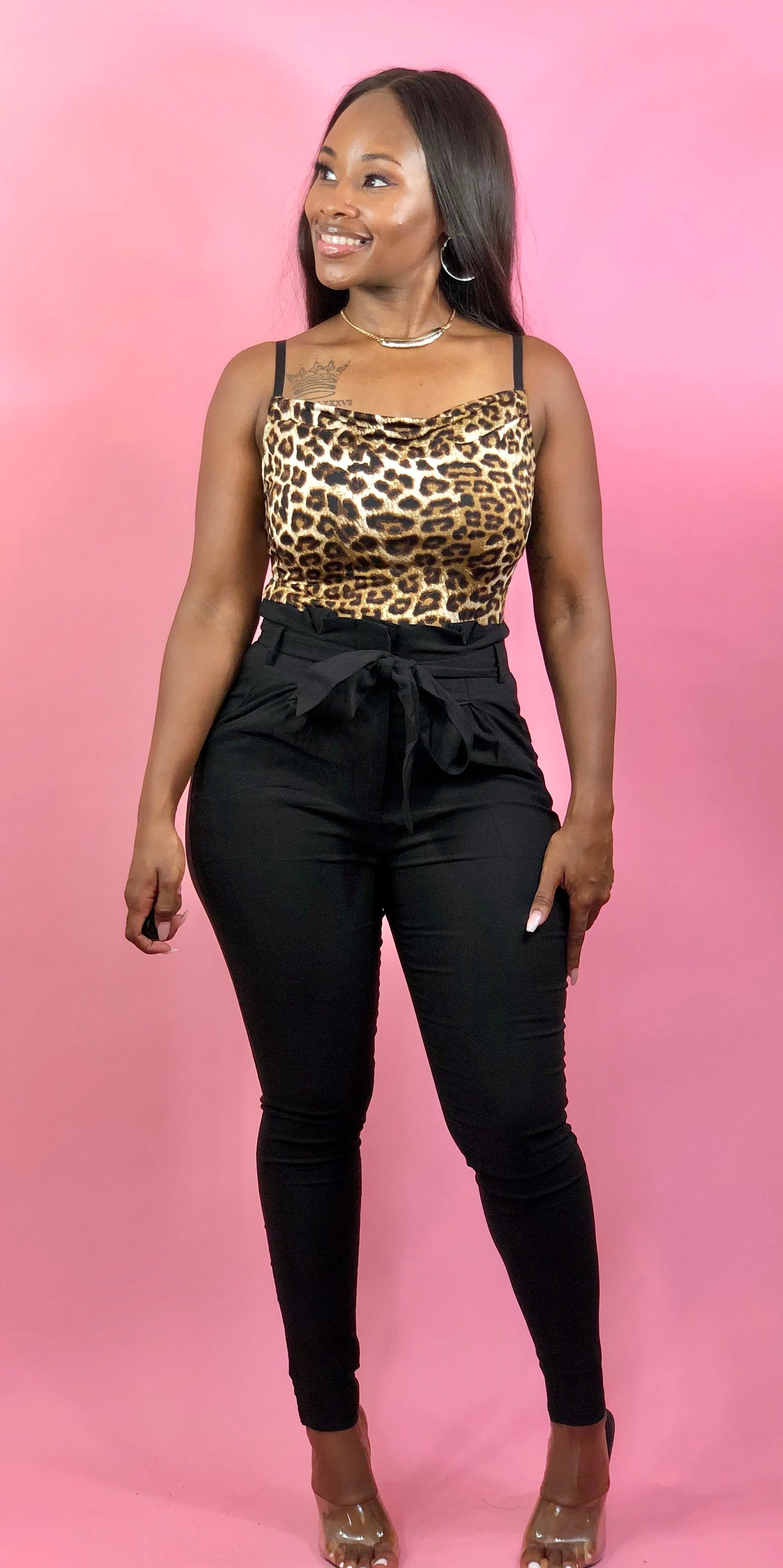Luxe Diva Pants up to 3XL (Black)
