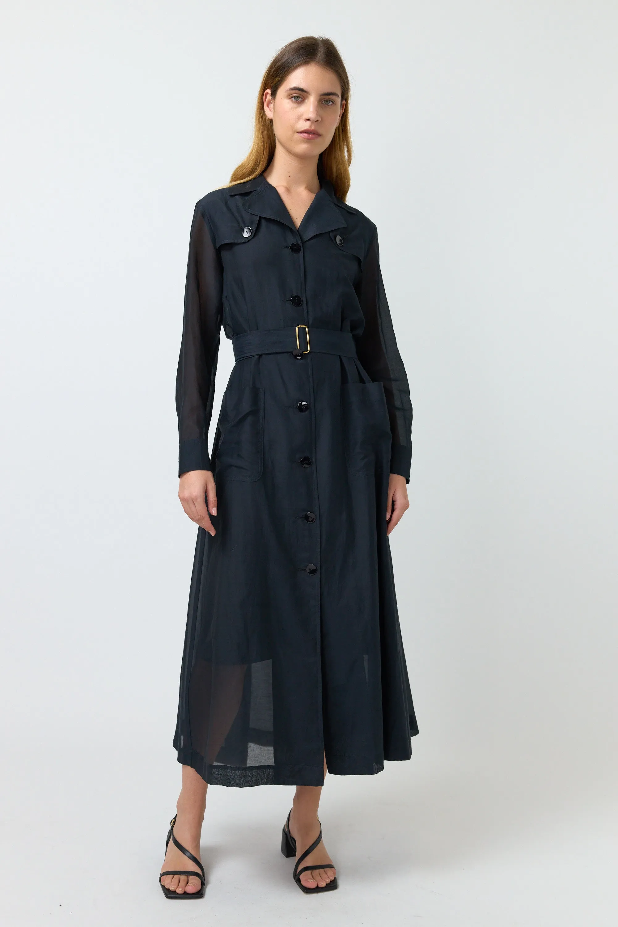 Mariel trench dress