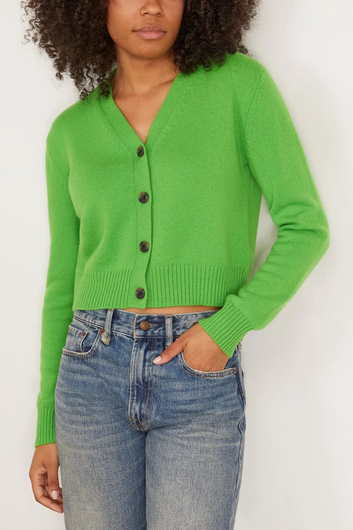 Marion Cardigan in Evergreen