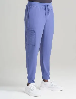 Mens 10-Pocket Jogger Scrub Pants - Ceil