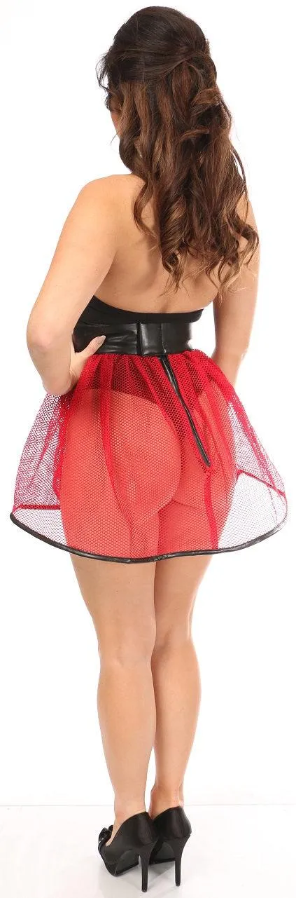 Mesh Flair Skirt