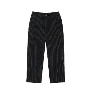 NIKE X STUSSY SS23 STRIPED WOOL PANTS BLACK