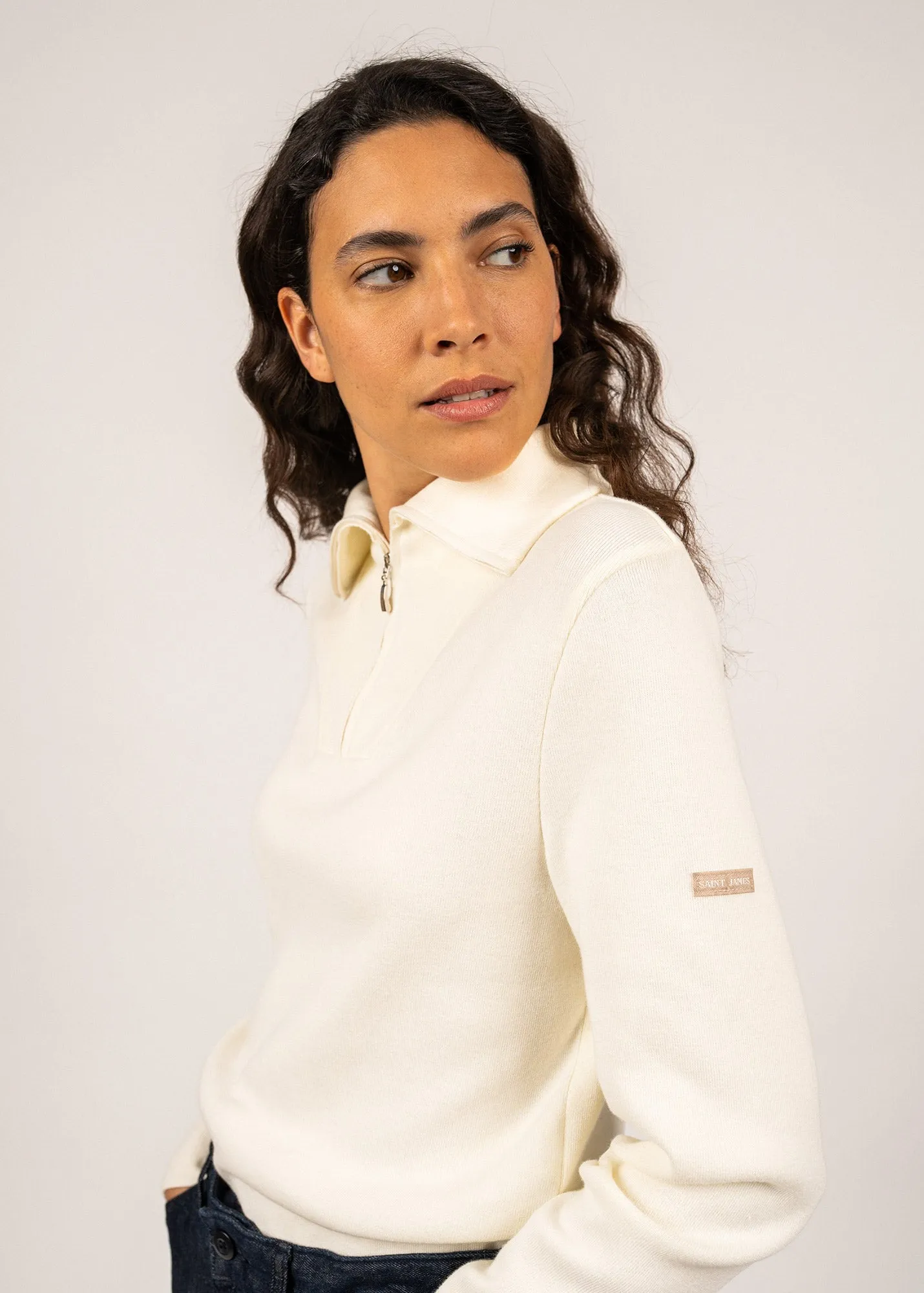 Passerelle trucker jumper - in cotton (ECUME)