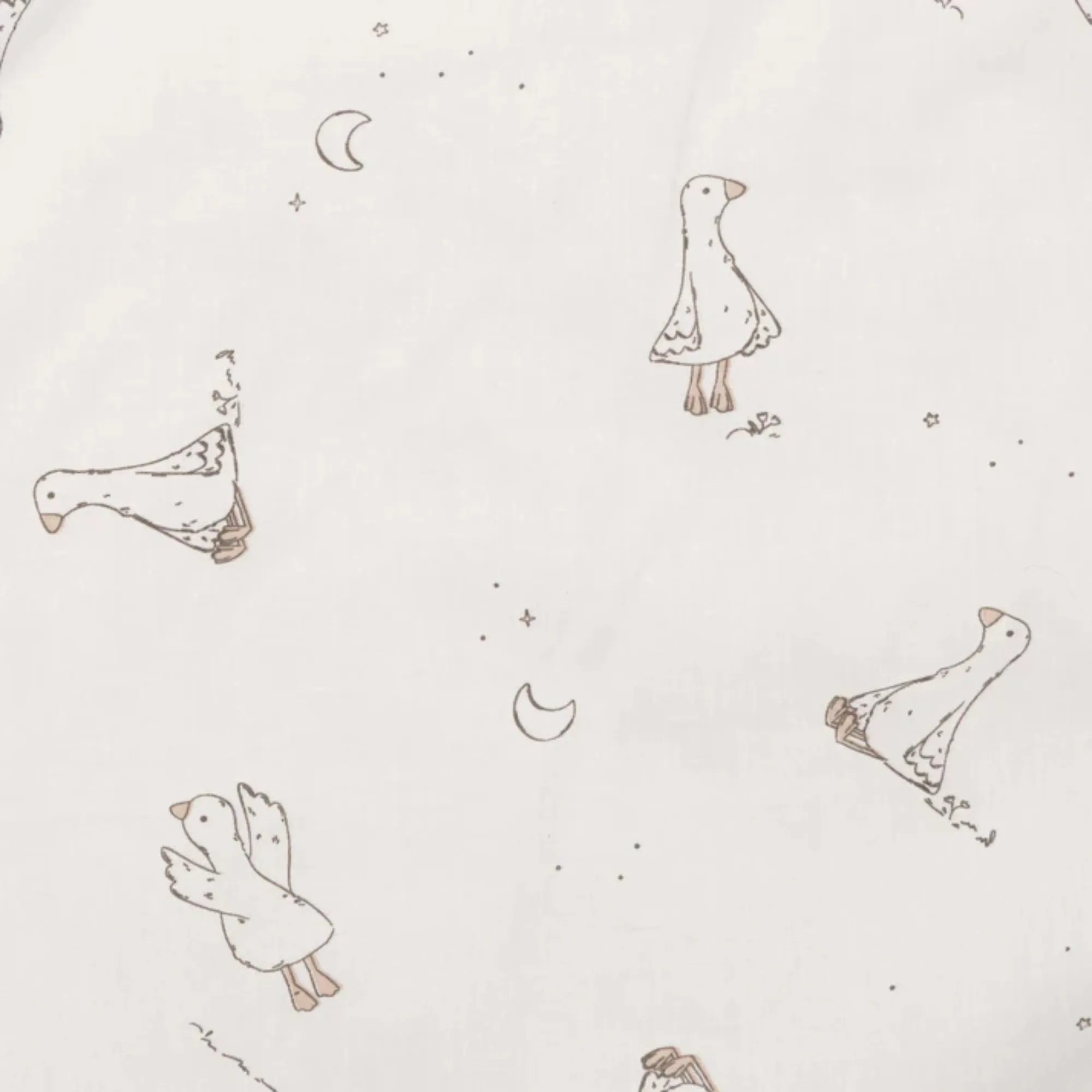 PERLIMPINPIN Crib Bed Skirt - Goose