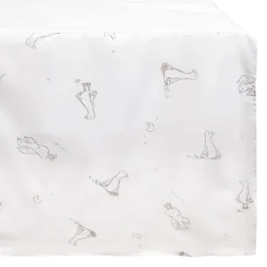 PERLIMPINPIN Crib Bed Skirt - Goose