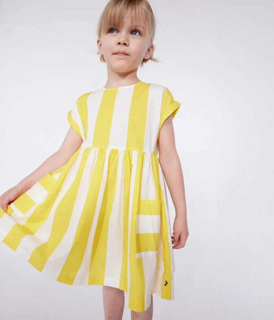 Petit Bateau Yellow Dress | Little Loungers
