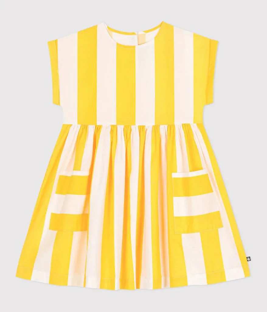 Petit Bateau Yellow Dress | Little Loungers