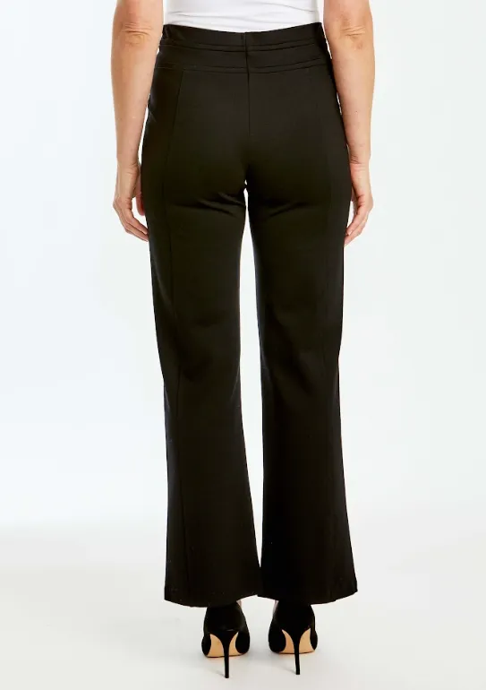Ping Pong Ponte Bootleg Pant in Black