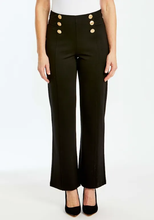 Ping Pong Ponte Bootleg Pant in Black