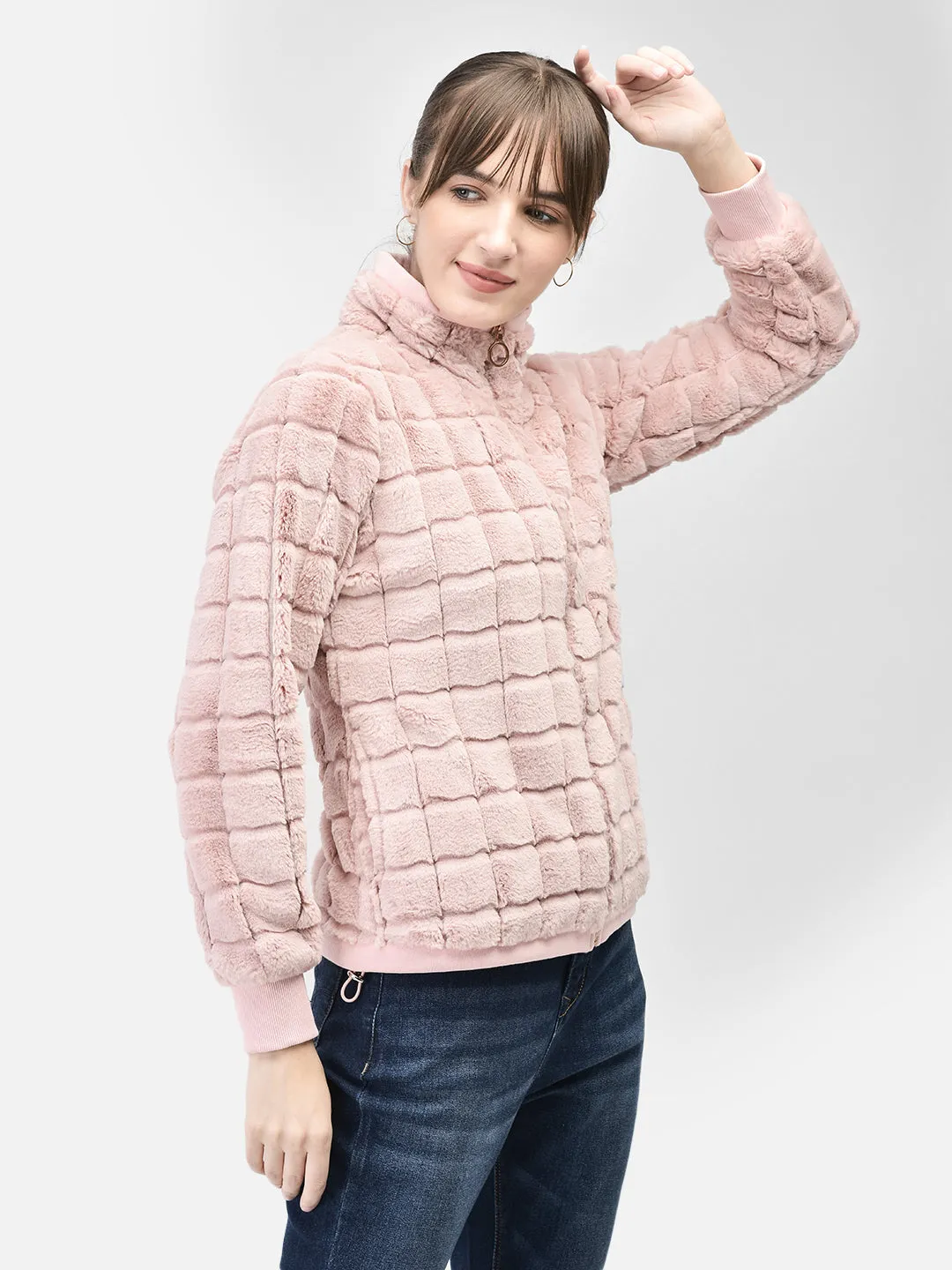 Pink Fur Jacket