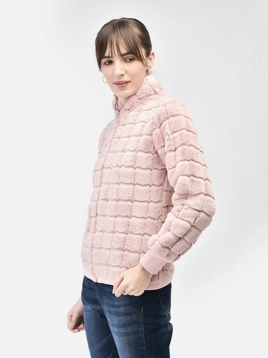 Pink Fur Jacket