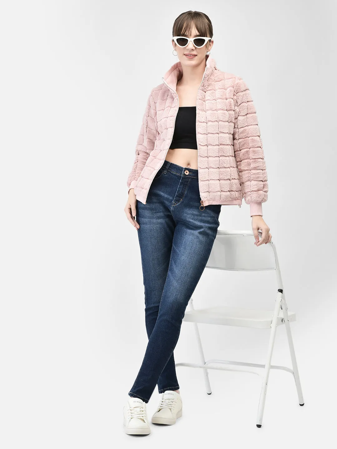 Pink Fur Jacket