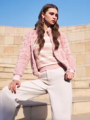 Pink Fur Jacket