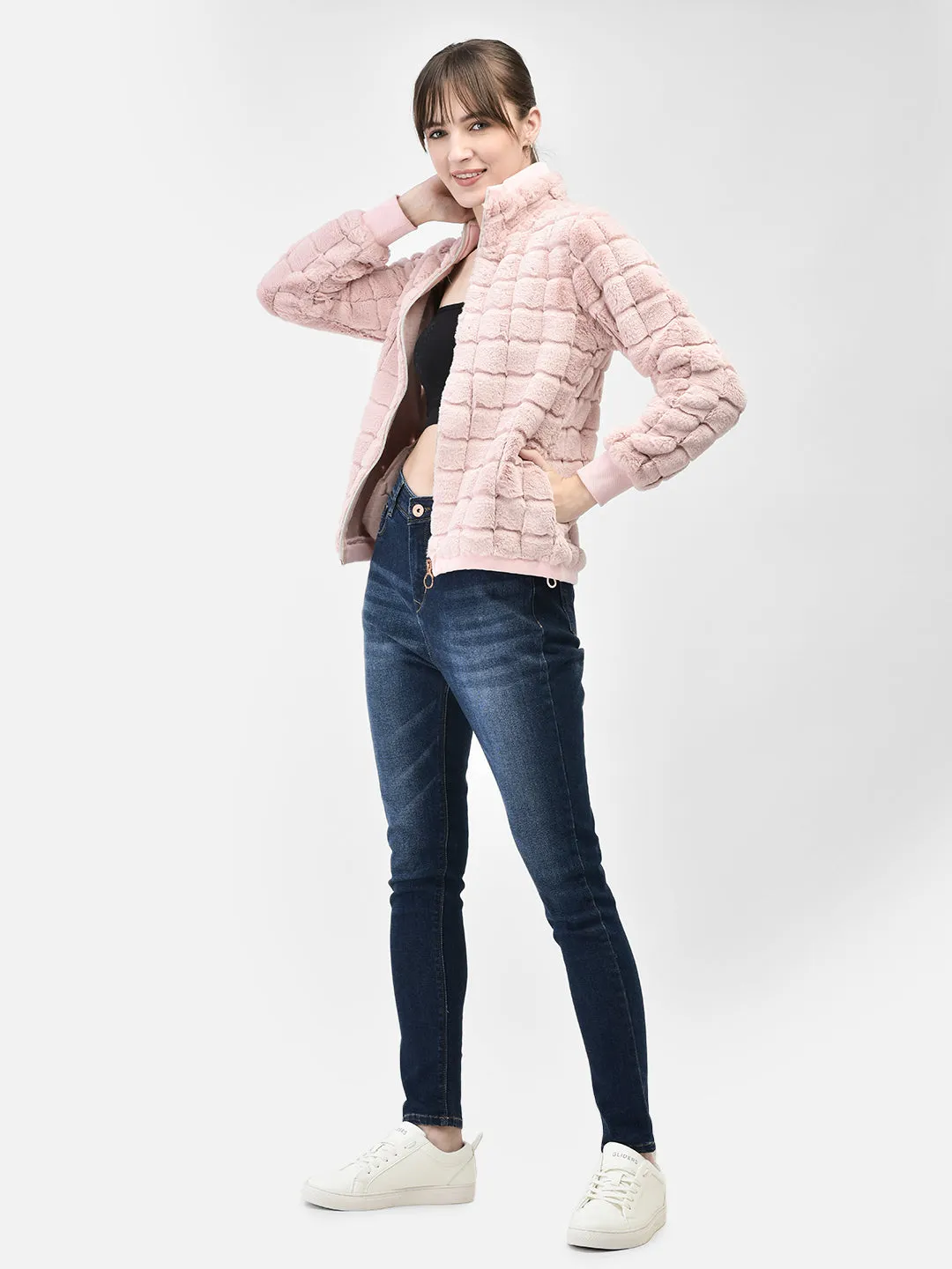 Pink Fur Jacket