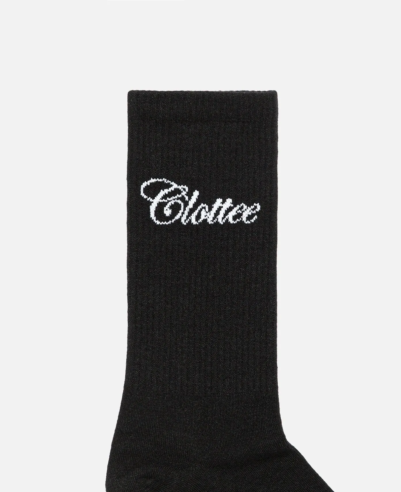 Script Socks - White/Black