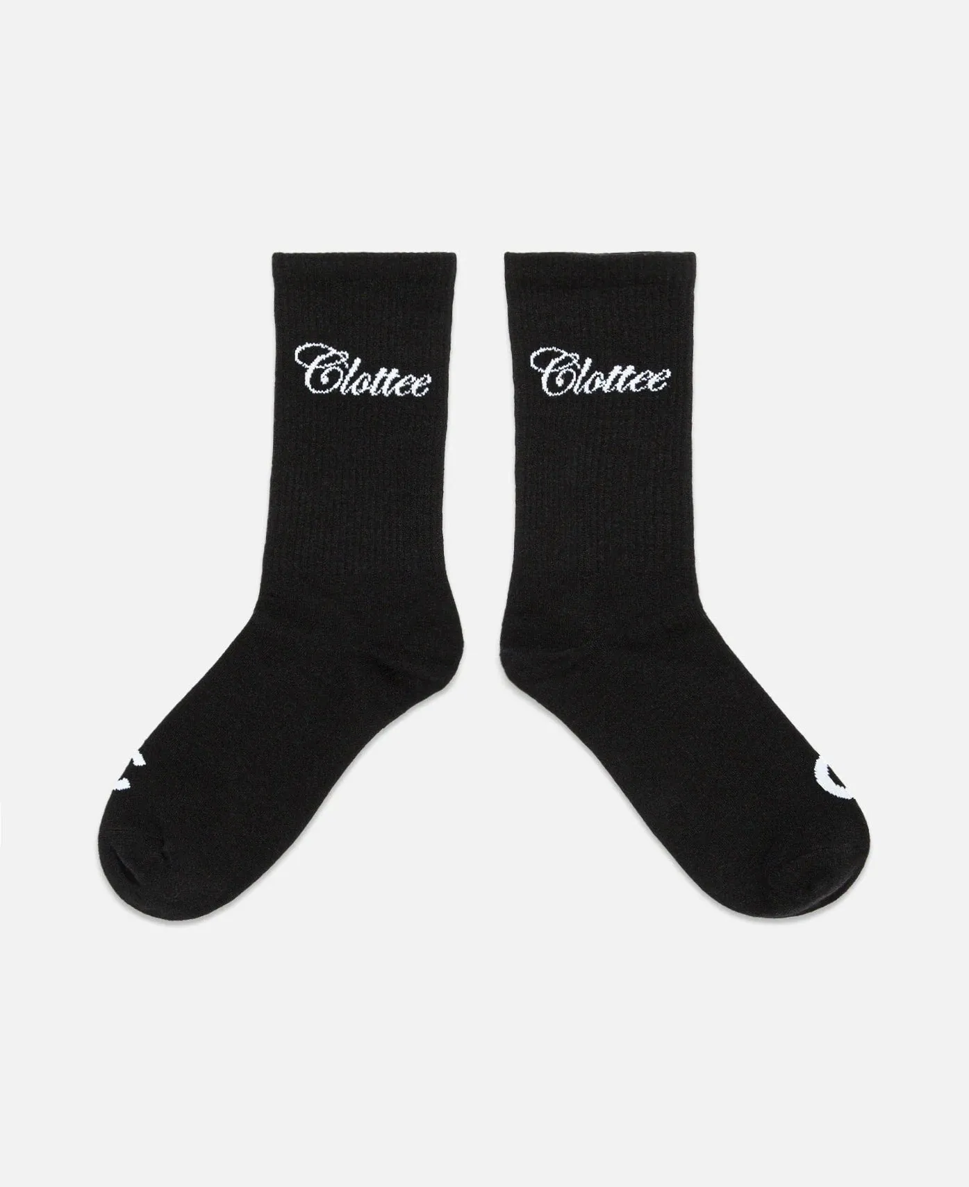 Script Socks - White/Black
