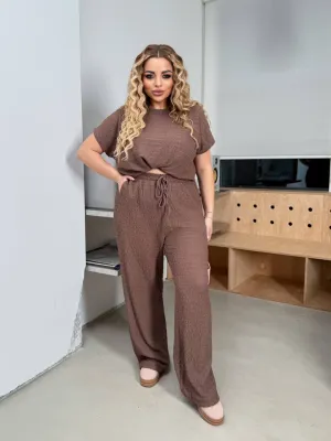 Set made of knit fabric