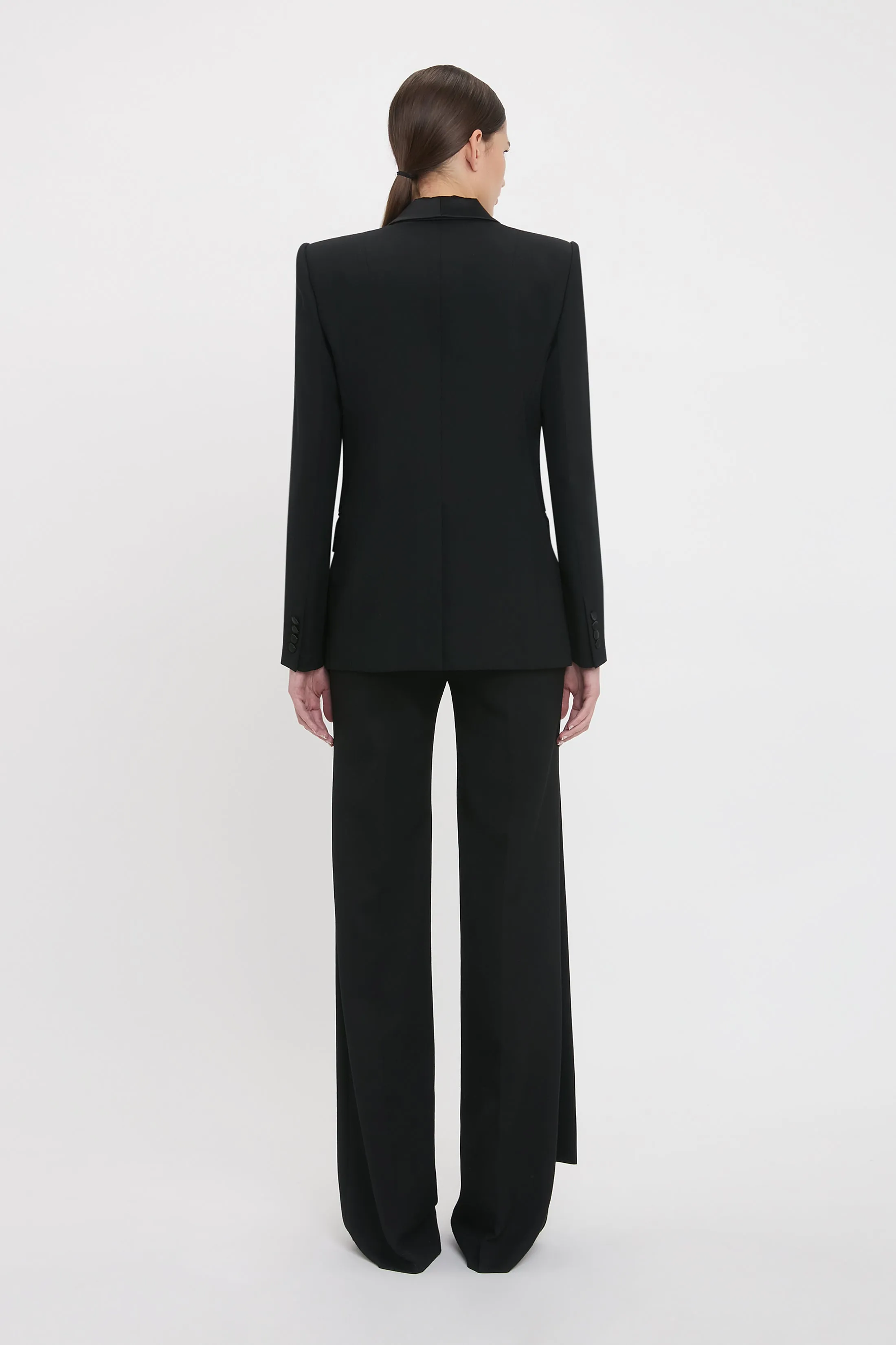 Shawl Collar Tuxedo Jacket In Black