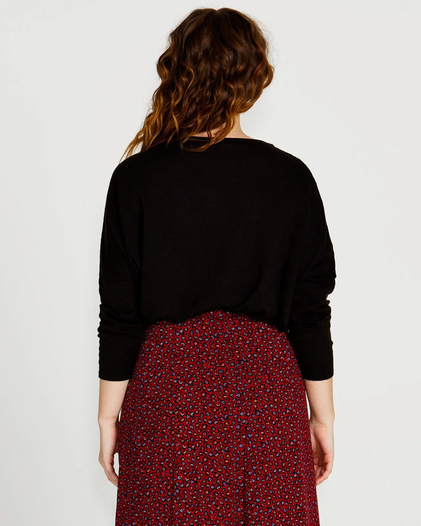 SHIV BATWING KNIT - BLACK