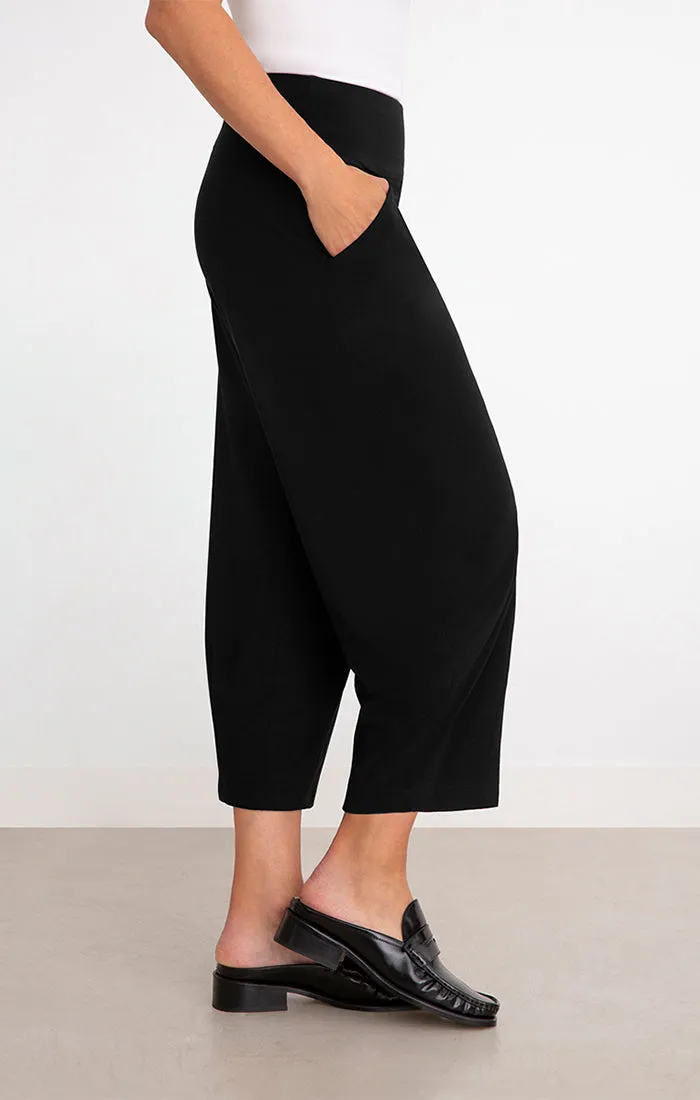 Sympli Fall 2024 - Narrow Lantern Pant W/Pockets-27237-Black