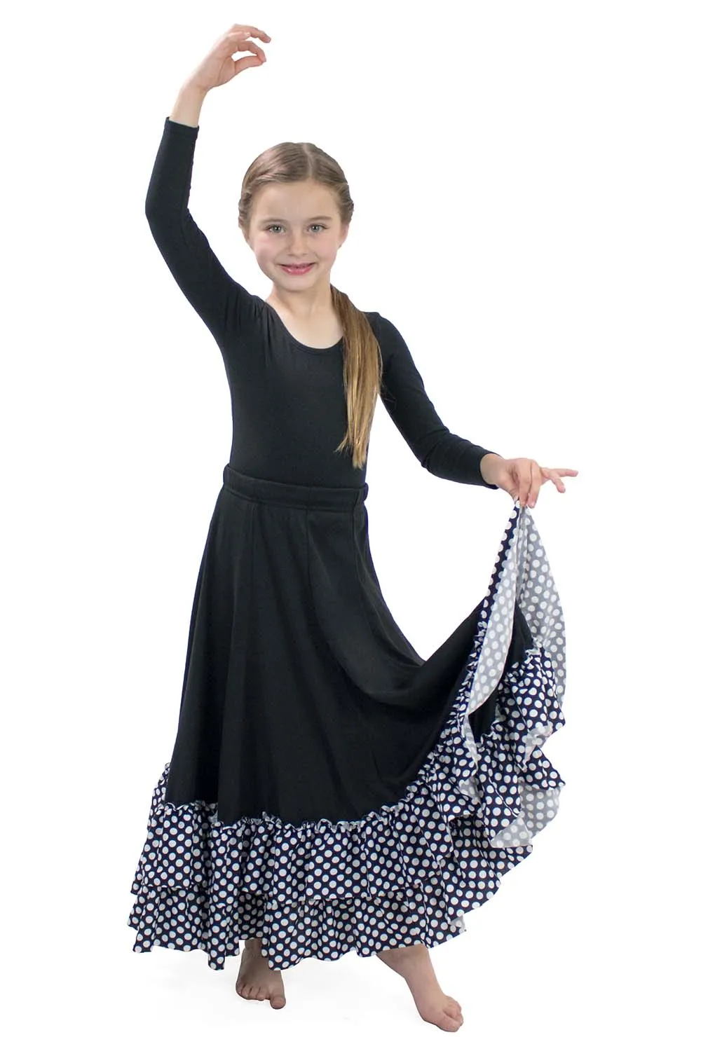 Valeria Jr. -- Children's Ruffled Flamenco Skirts