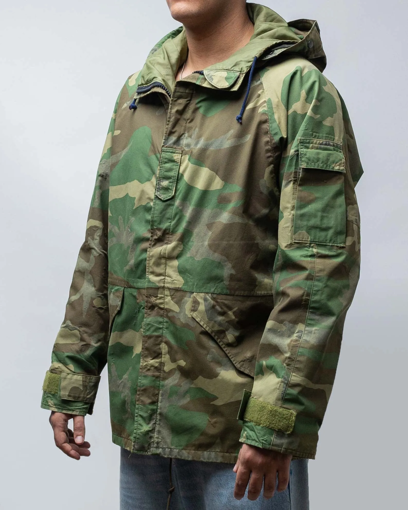 Vintage 90's Usa Military Issued Camo Parka Jacket