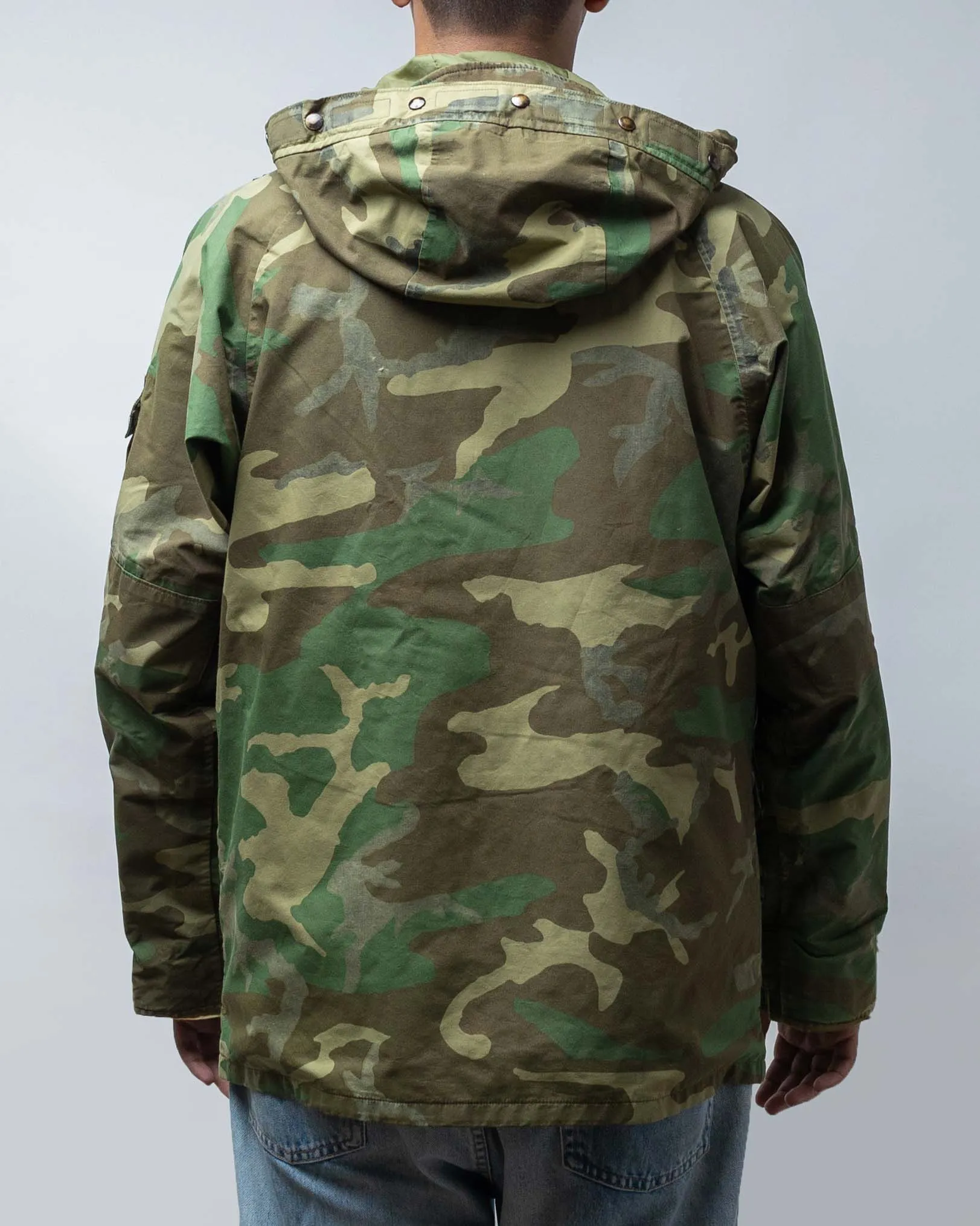 Vintage 90's Usa Military Issued Camo Parka Jacket