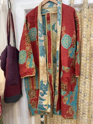 Vintage Kantha Jacket - ORIENTAL AFTERNOON