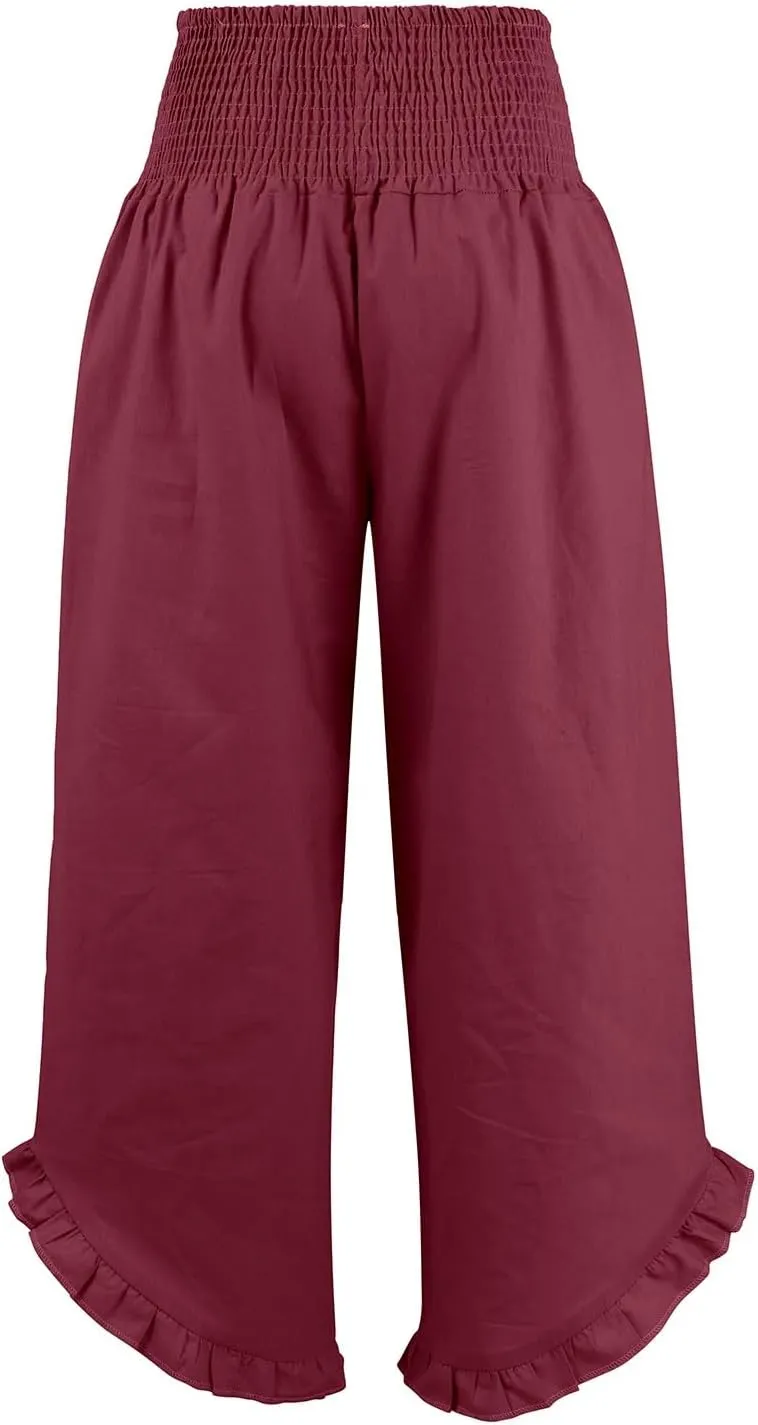 Wide Leg Pants for Women, Wide Leg High Waist Pants Summer Straight