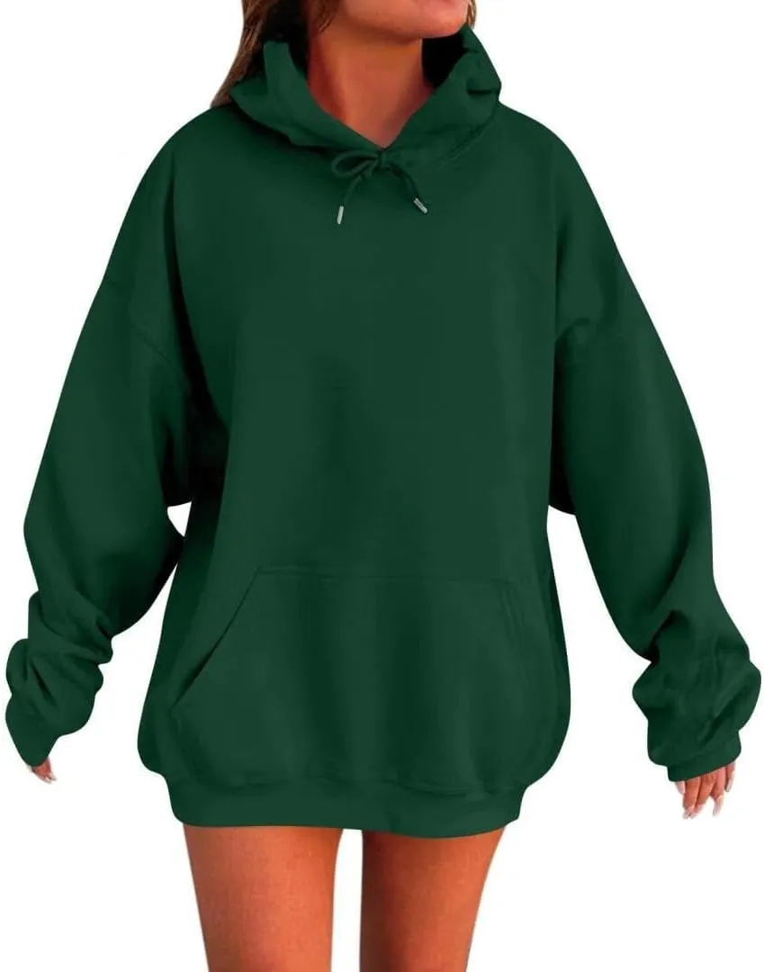Womens Oversized Hoodies Sweatshirt-Pullover Sweatshirts with Pockets Fall Outfits